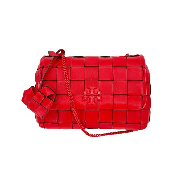TORY BURCH Kira Heart Woven Mini Bag - Picture 1 of 12